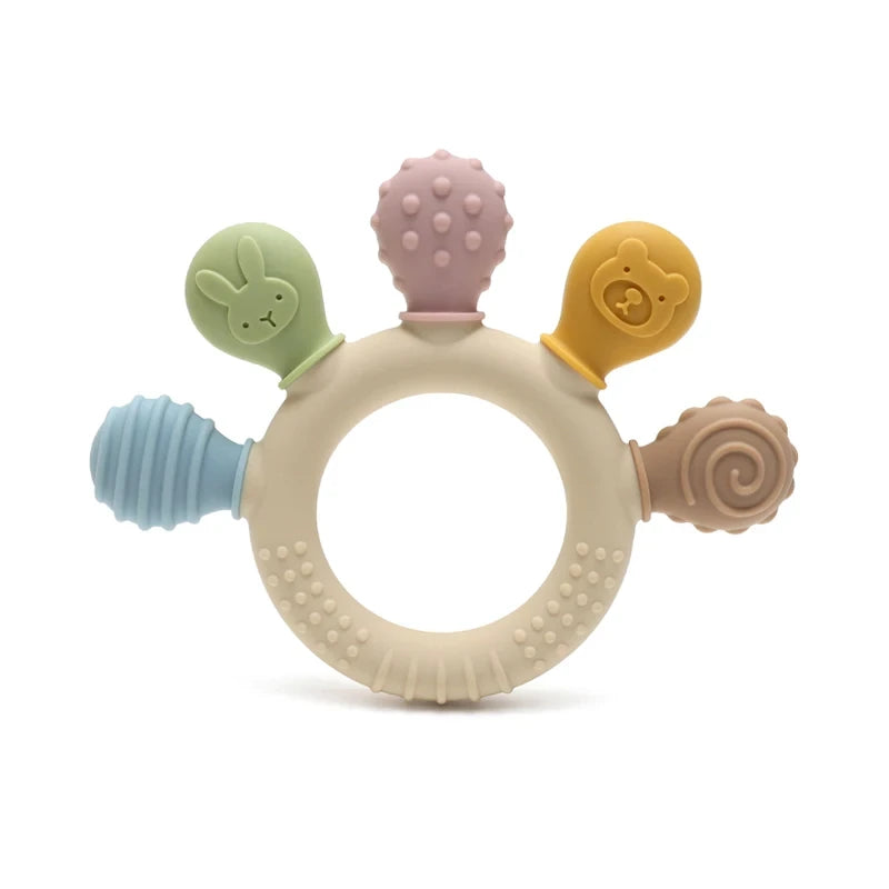 Silicone Dino Teether